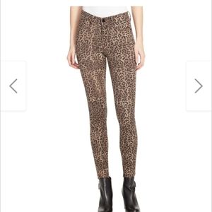 William Rast leopard Vintage Slim skinny jeans